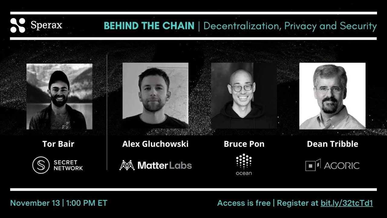 Behind the Chain 2020 | Decentralization, Security and Privacy