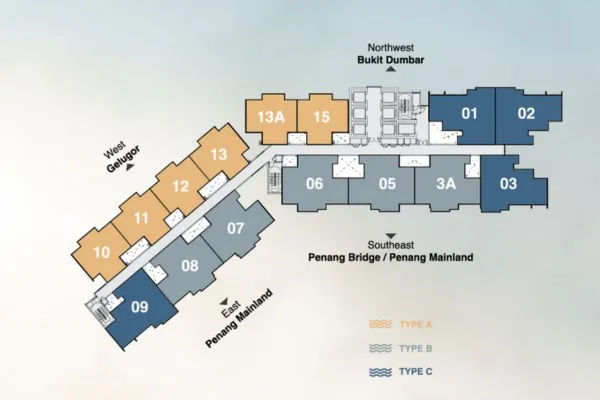 The Lighthauz Residence Gelugor Penang - Floorplan