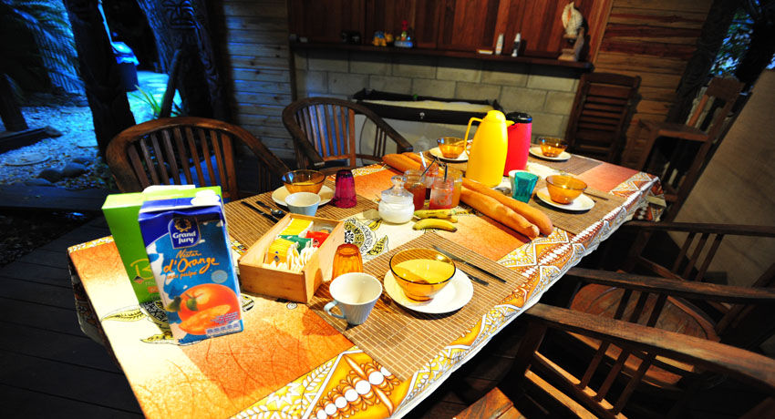 Table d'hôtes au Nekweta