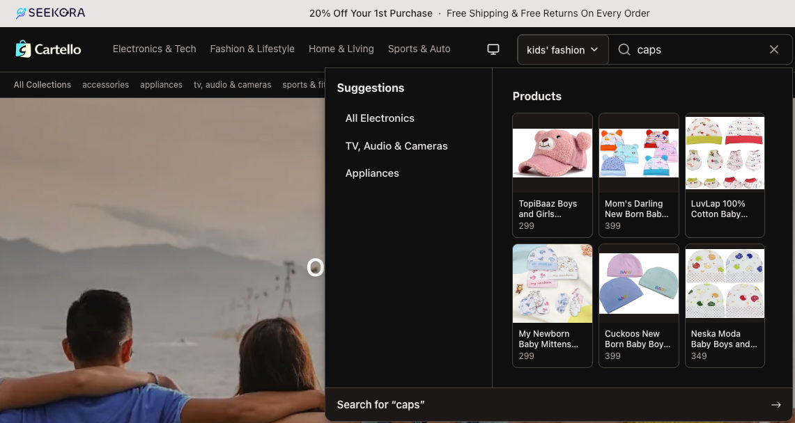 Homepage & Landing demo preview