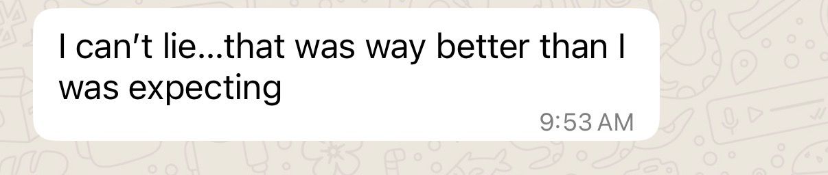 WhatsApp reaction