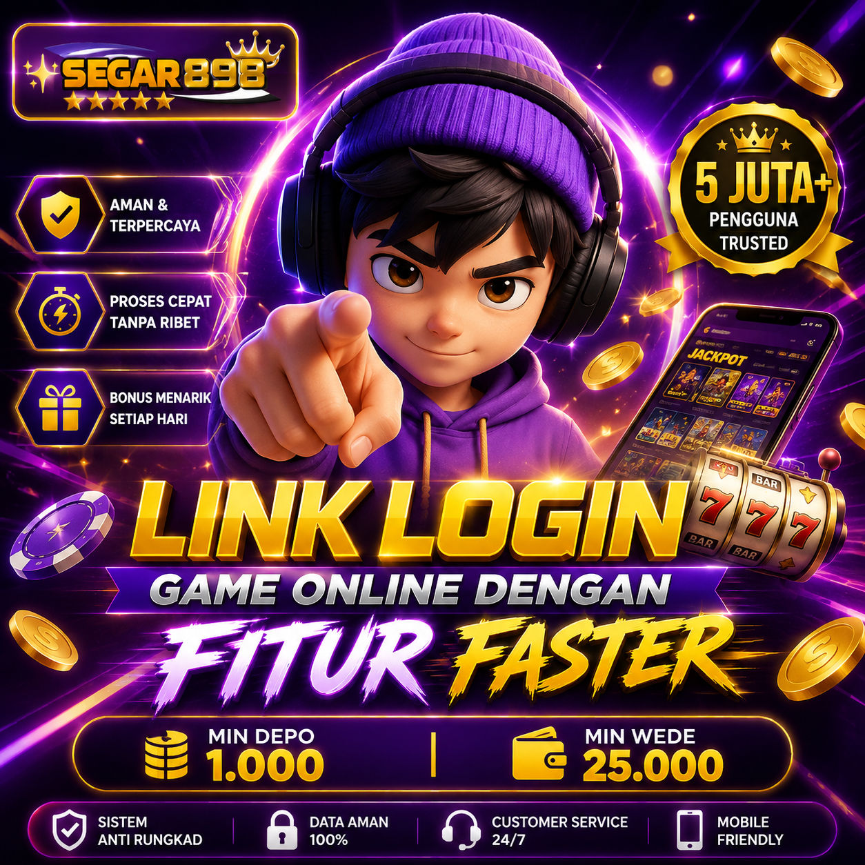 SEGAR898 - Link Login Game Online dengan Fitur Faster Server.