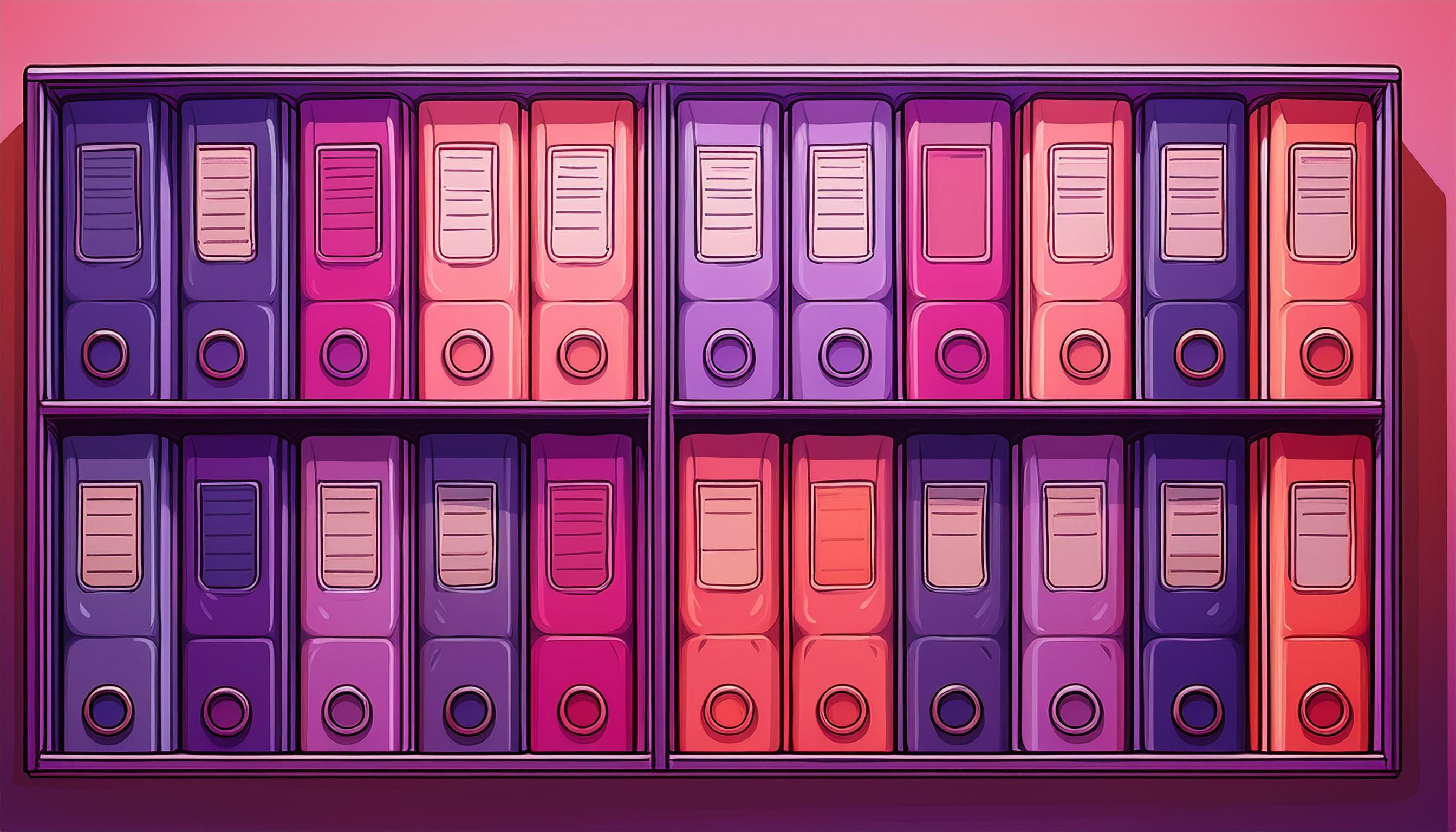 Organized Folders Pink Purple Minimal.jpeg