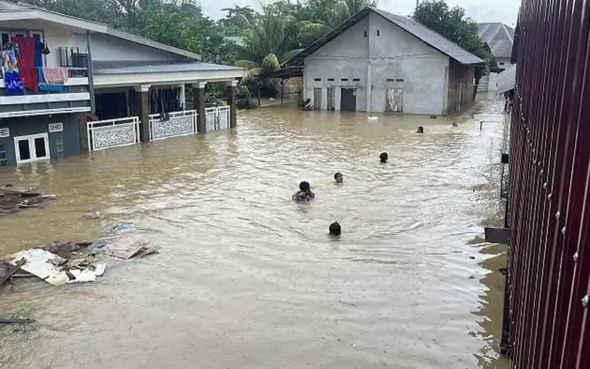 Lumpuh! Ratusan Rumah di Kendari Terendam Banjir, 657 Keluarga Terdampak