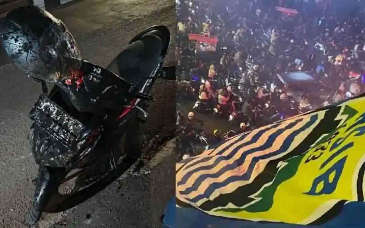 Heboh Bandung! Wanita Jadi Korban Siraman Cairan Hitam di Tengah Konvoi Persib Heboh Bandung! Wanita Jadi Korban Siraman Cairan Hitam di Tengah Konvoi Persib