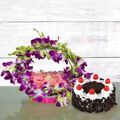 Orchids, Roses & Cake Collection