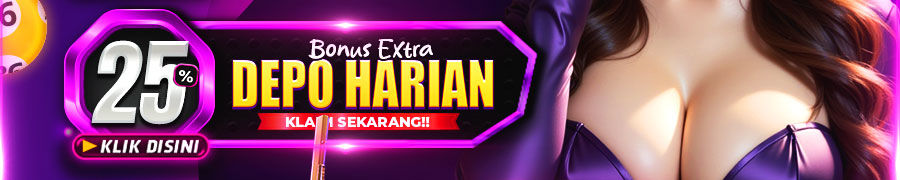 BONUS DEPOSIT HARIAN 25%