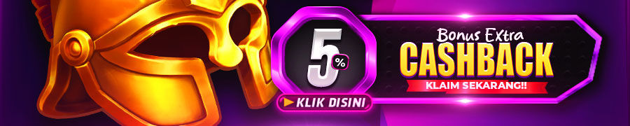 BONUS CASHBACK 5%
