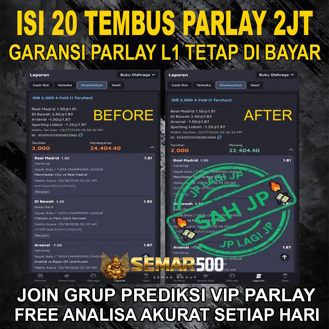 SEMAR500: SITUS TARUHAN JUDI BOLA DAN SLOT TOTO GACOR TERPERCAYA 2026