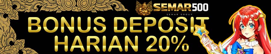 BONUS DEPOSIT HARIAN 20%