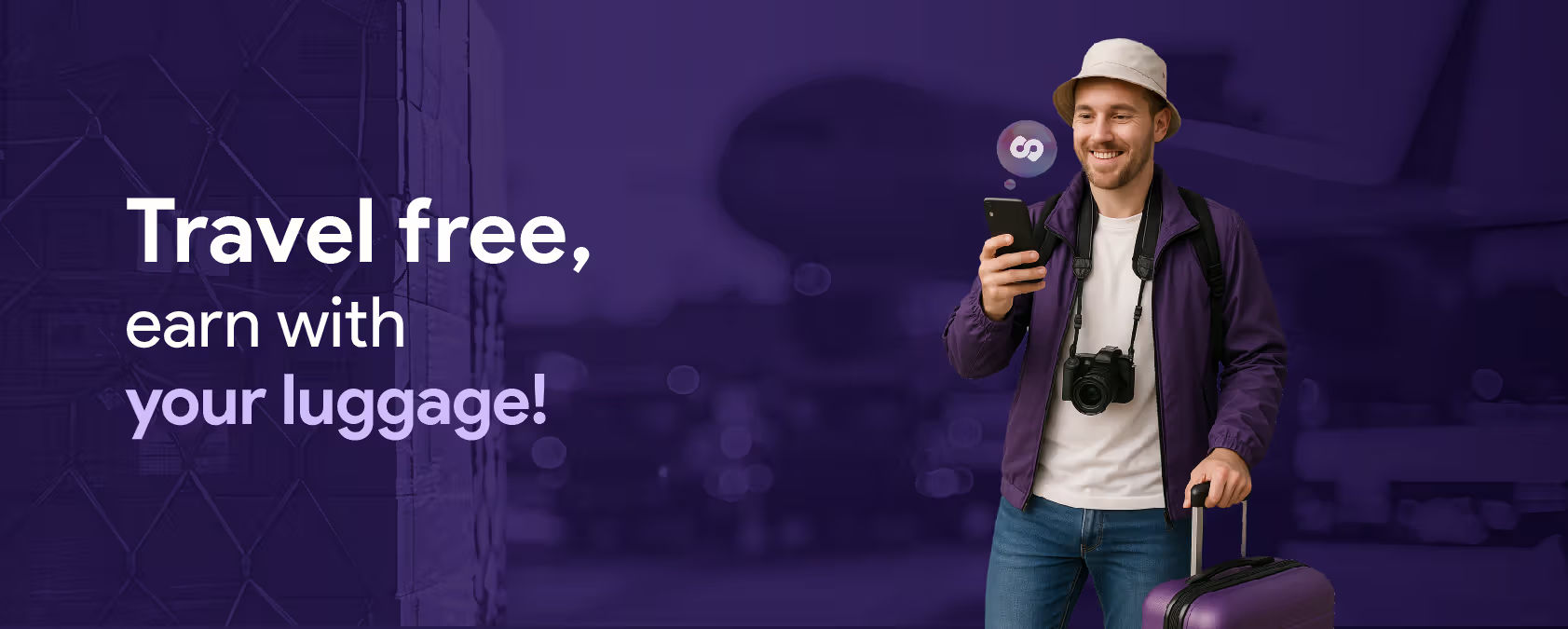 Travel free — earn with your luggage