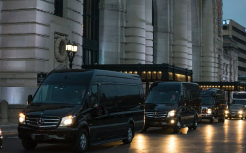 Luxury group transportation with executive Sprinter van