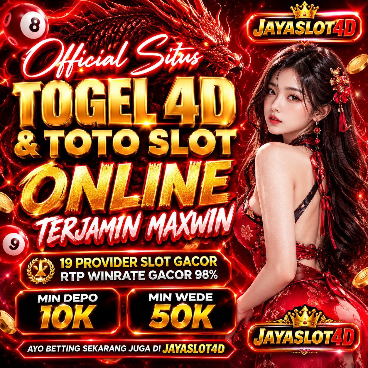 JAYASLOT4D | Official Situs Togel 4D & Toto Slot Online Terjamin Maxwin by Hey siriusly