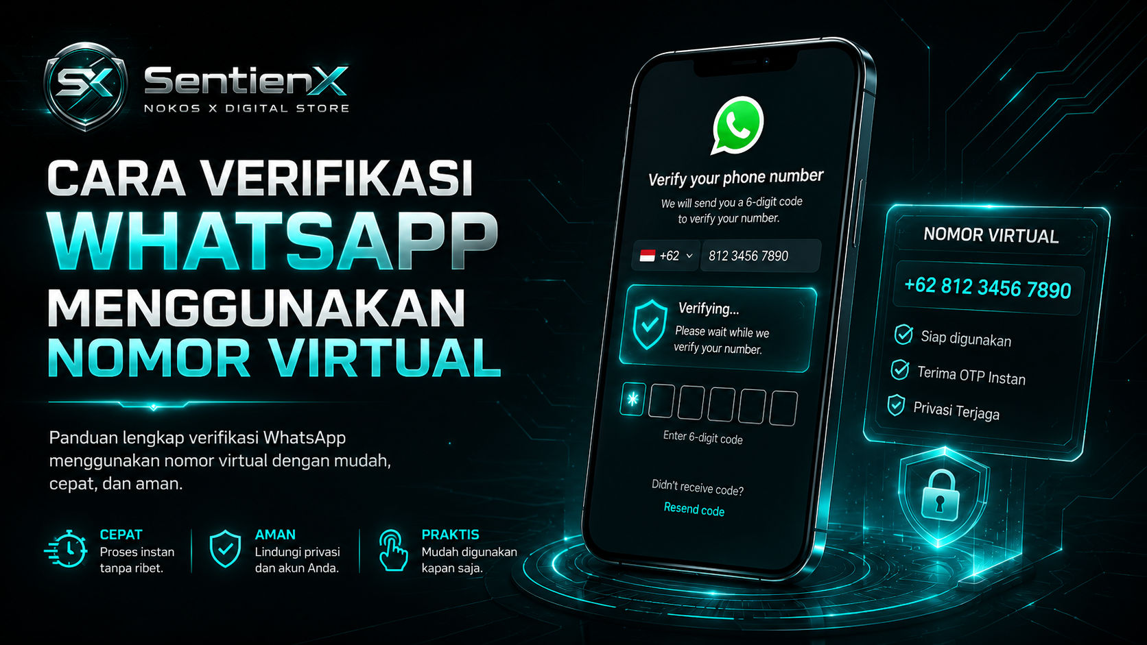 Cara Verifikasi WhatsApp Menggunakan Nomor Virtual
