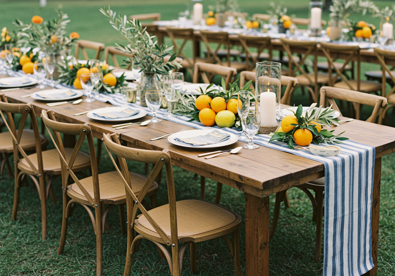 Gimme! Gimme! - The key ingredients for a Mamma Mia wedding (table)