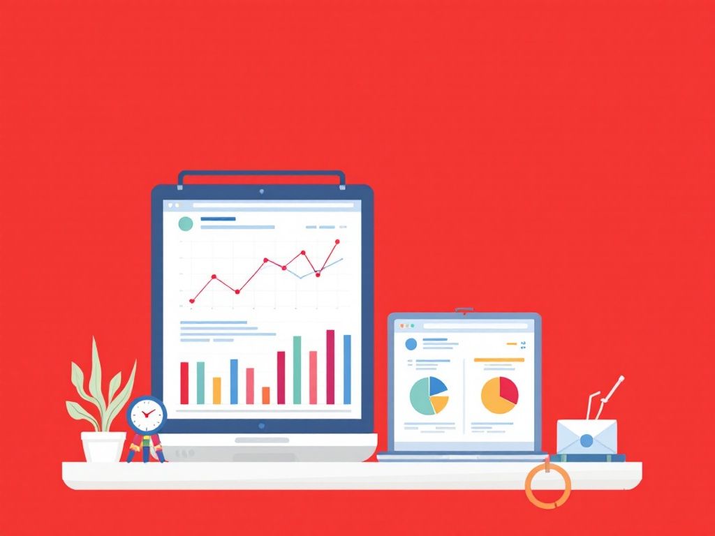 Μια φωτορεαλιστική εικόνα που δείχνει ένα ταμπλό αναλυτικών στοιχείων κοινωνικών μέσων με γραφήματα, διαγράμματα και βασικούς δείκτες απόδοσης (KPIs) για μια επιχείρηση λιανικής ένδυσης, συμπεριλαμβανομένων μετρήσεων όπως η αύξηση των ακολούθων, η αλληλεπίδραση και οι πωλήσεις που προέρχονται από τα κοινωνικά μέσα