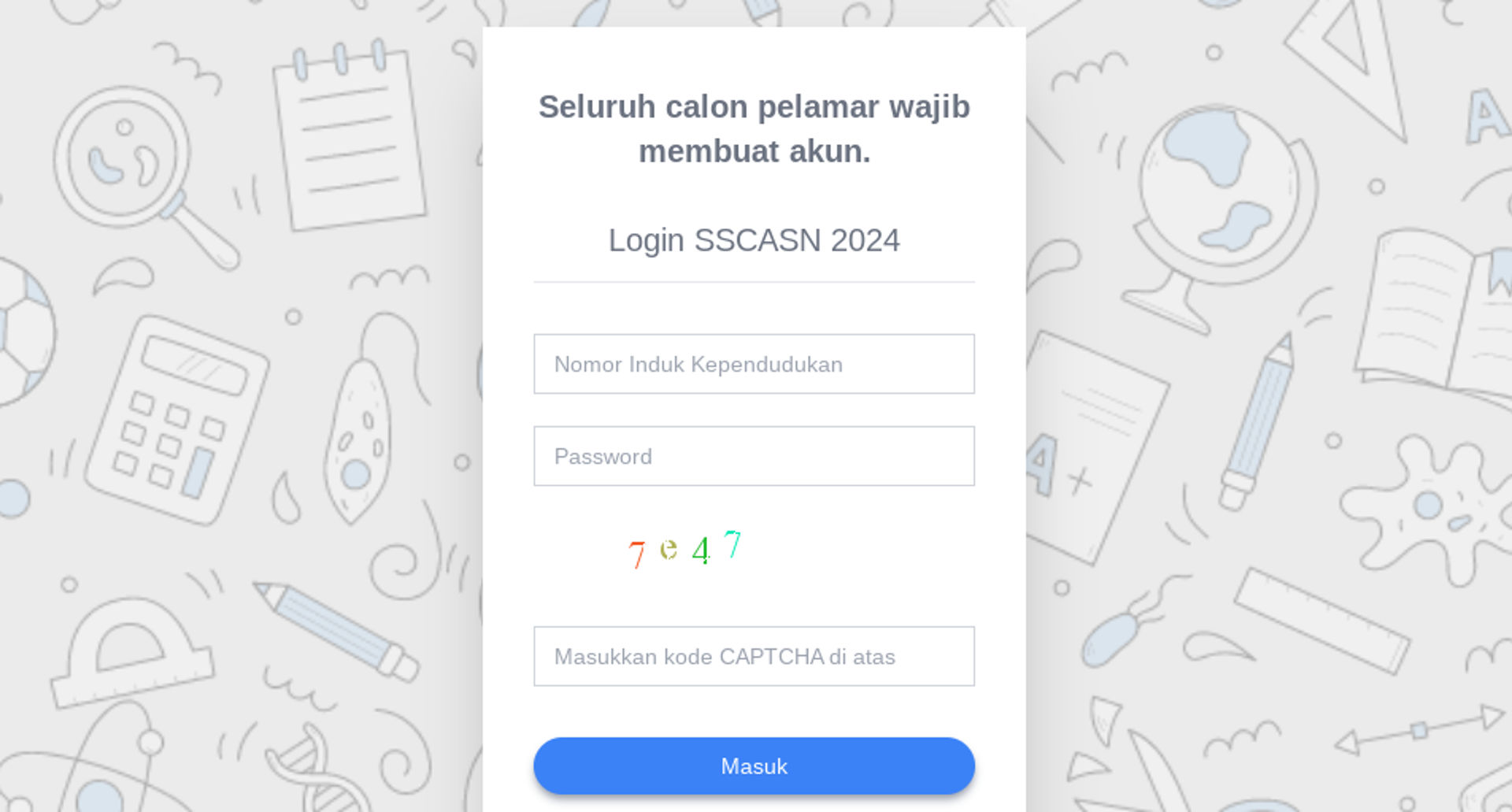 Cara Mengatasi Galat PPPK 2024 Tidak Bisa Lanjut Daftar, SSCASN Error