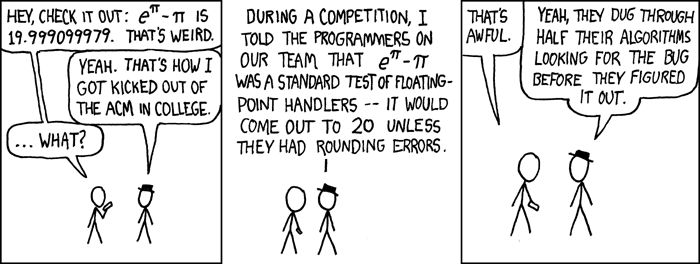 xkcd comic 217 about floating point rounding