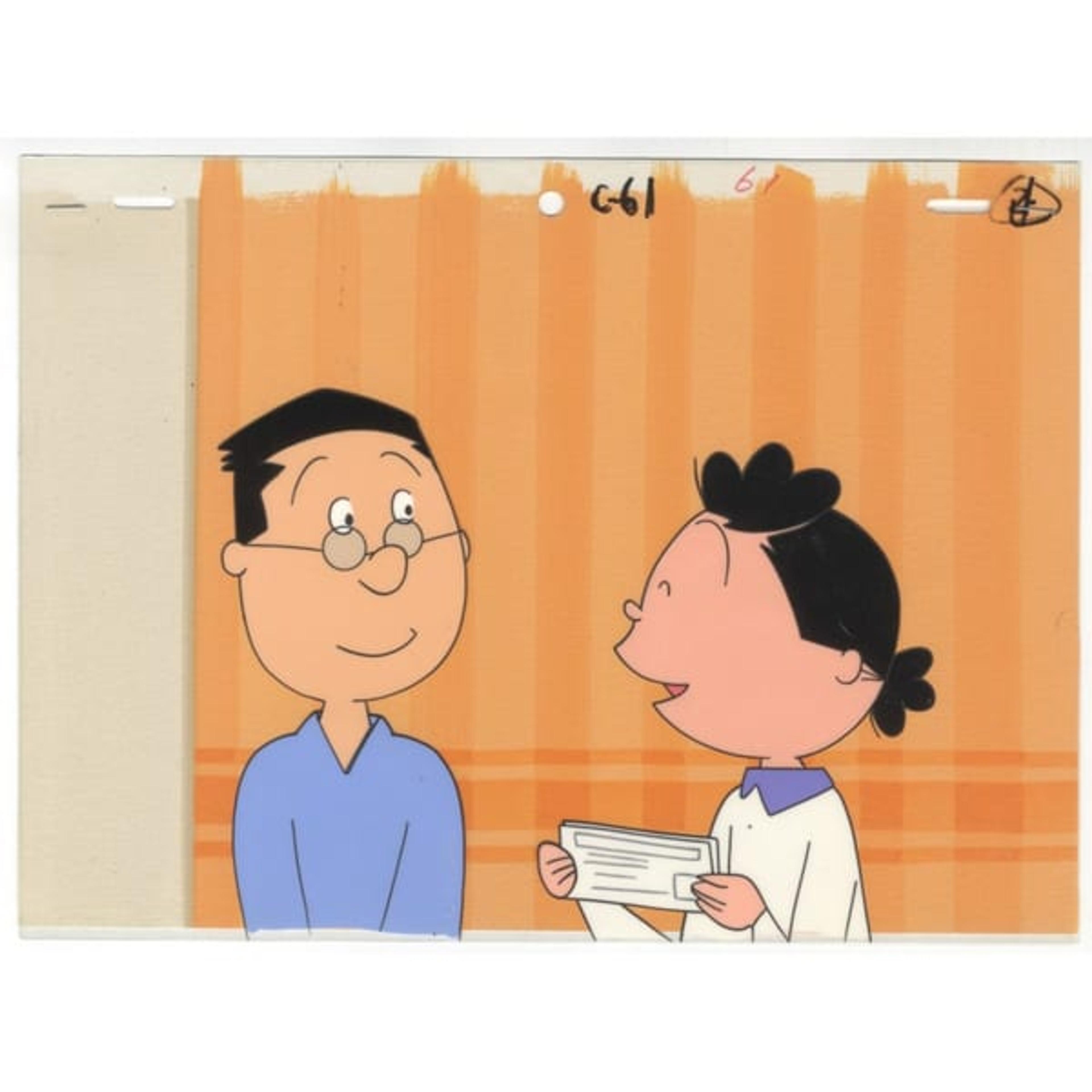 Original Sazae-san Anime Cel