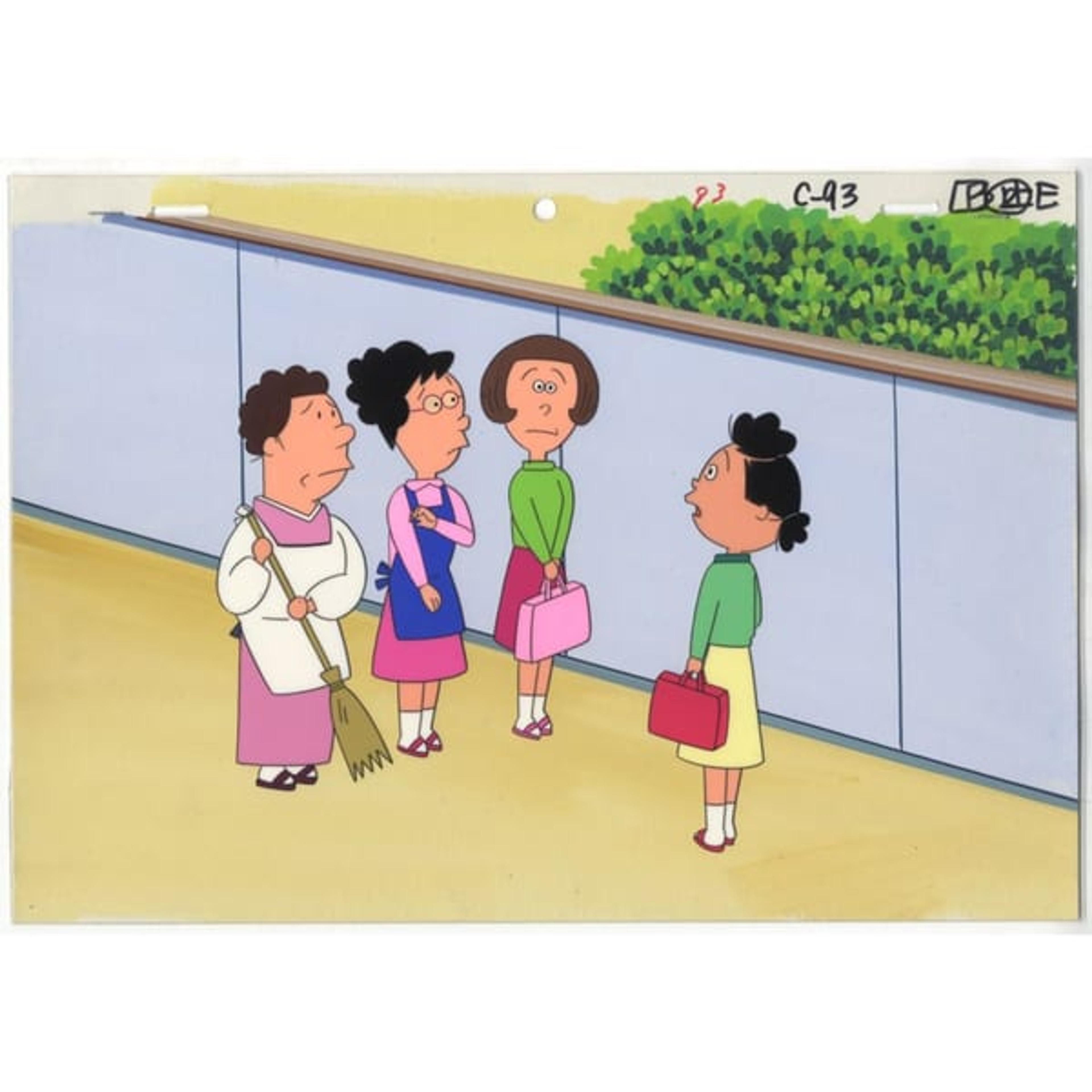 Original Sazae-san Anime Cel