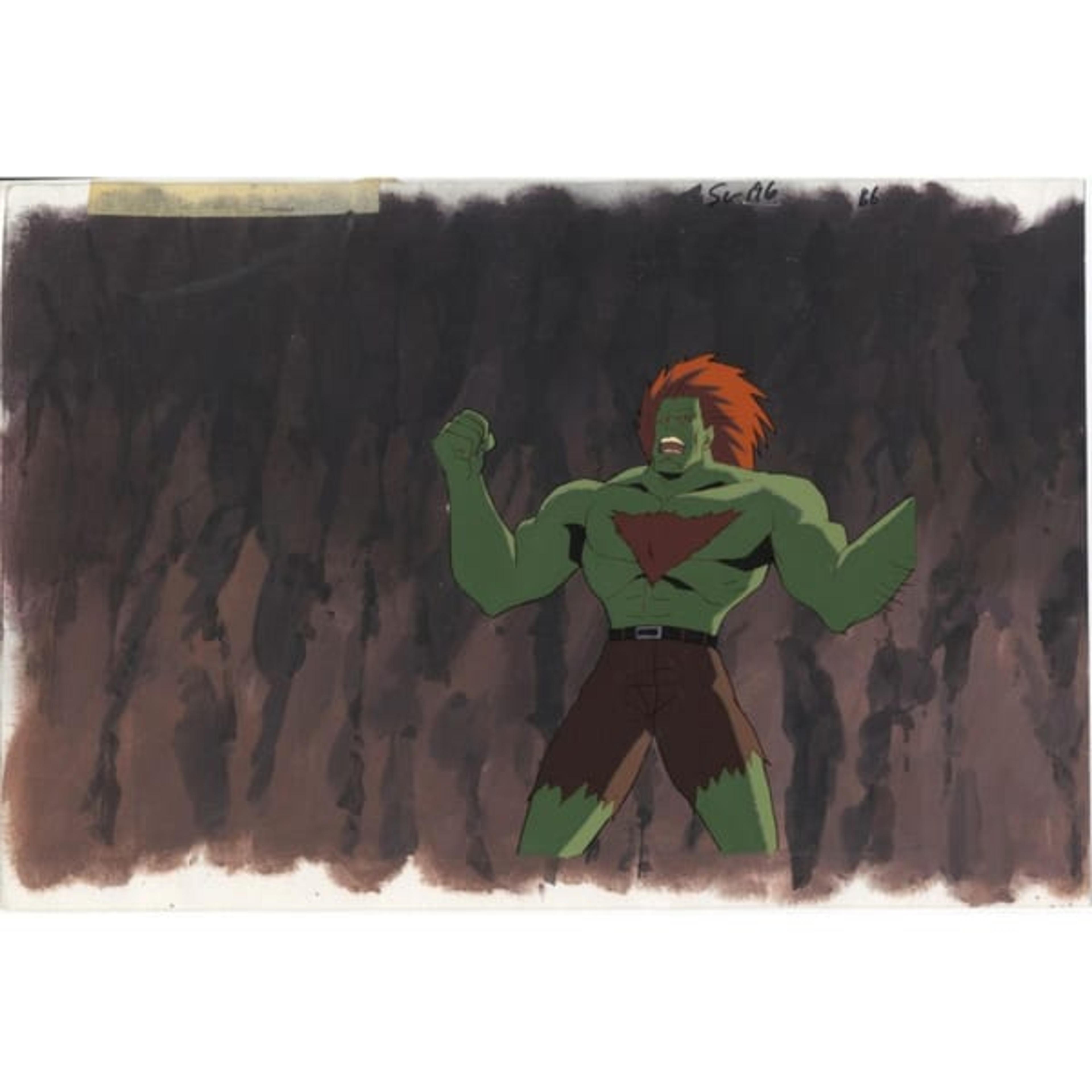 Original Street Fighter II American Animation Cel
