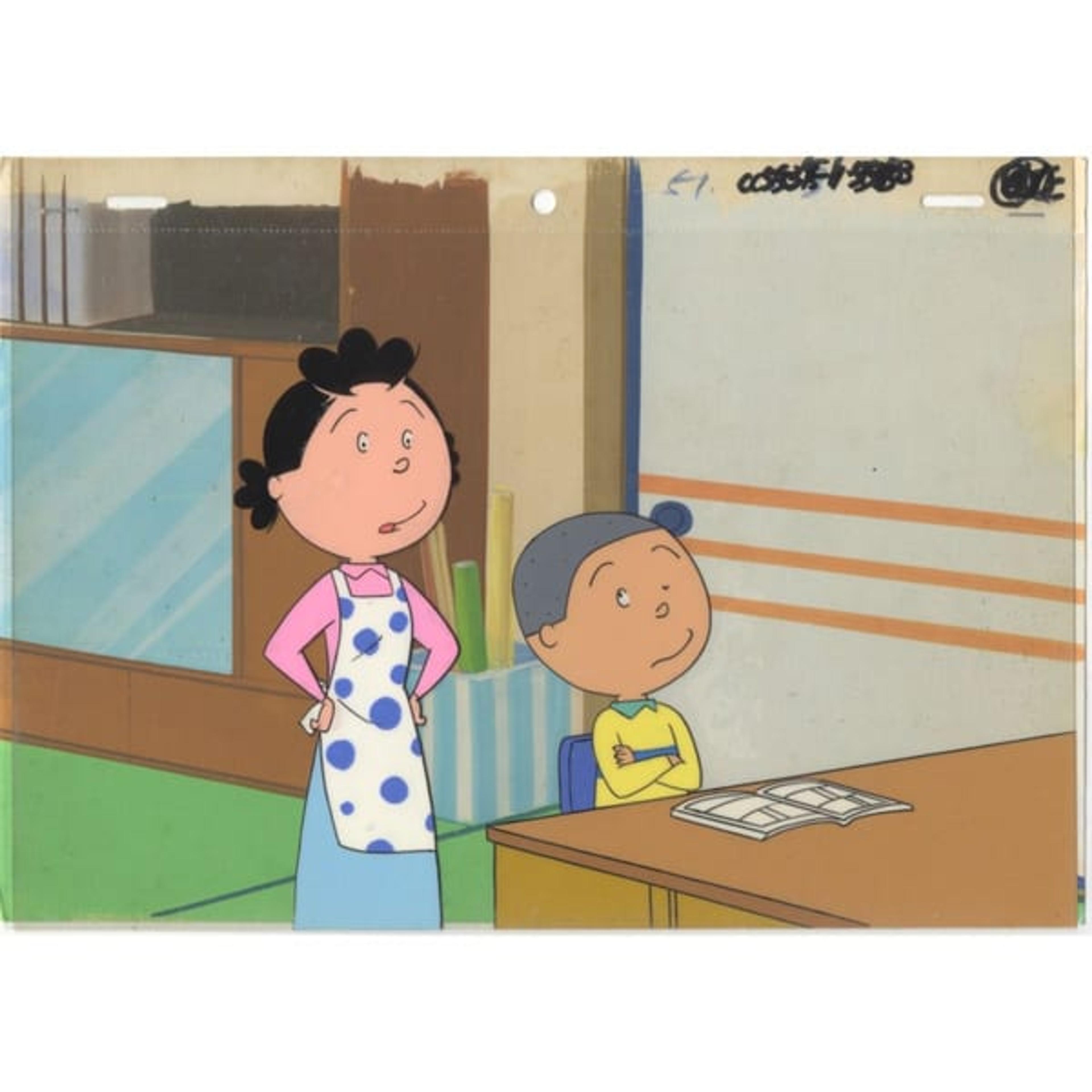 Original Sazae san Anime Cel
