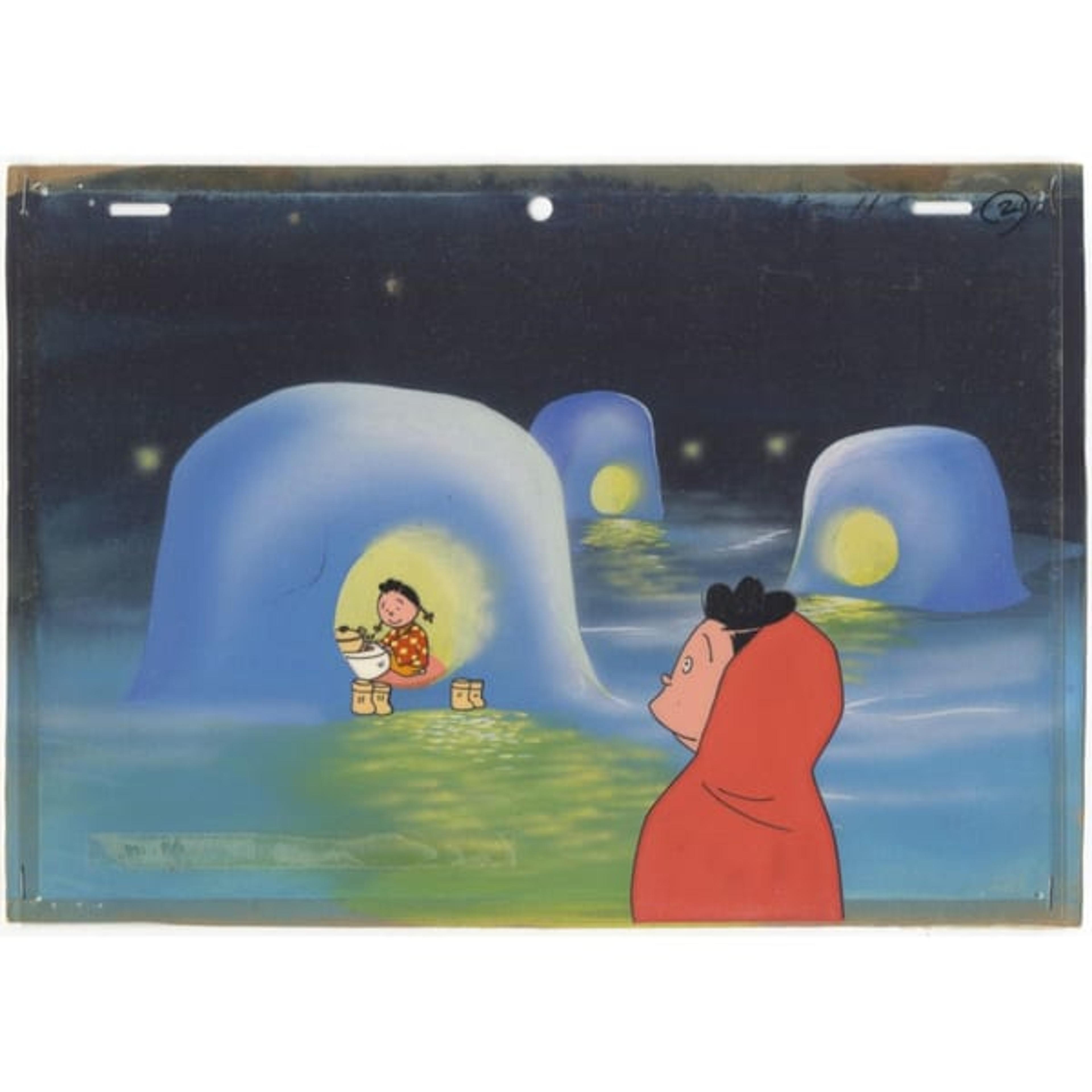 Original Sazae san Anime Cel