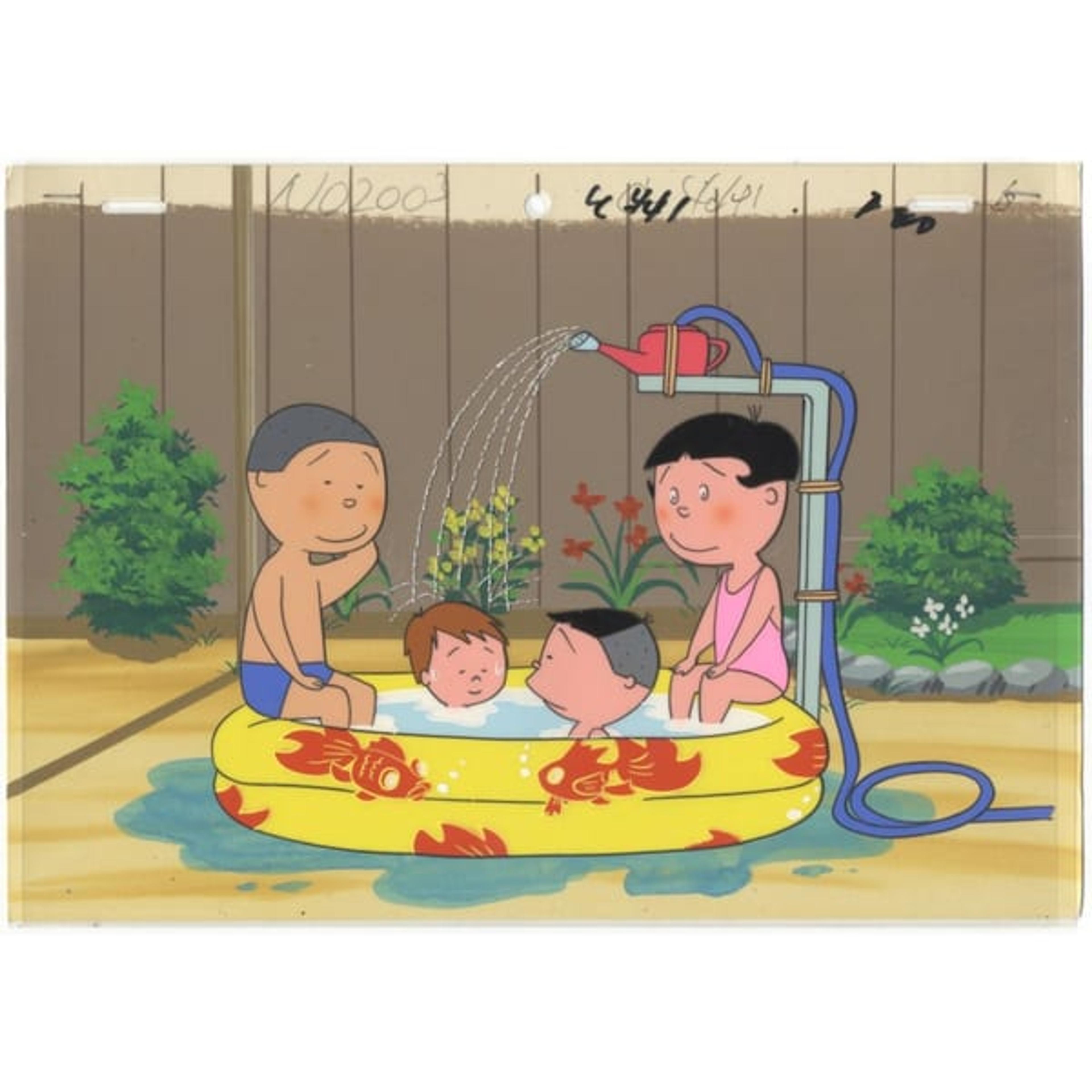 Original Sazae san Anime Cel