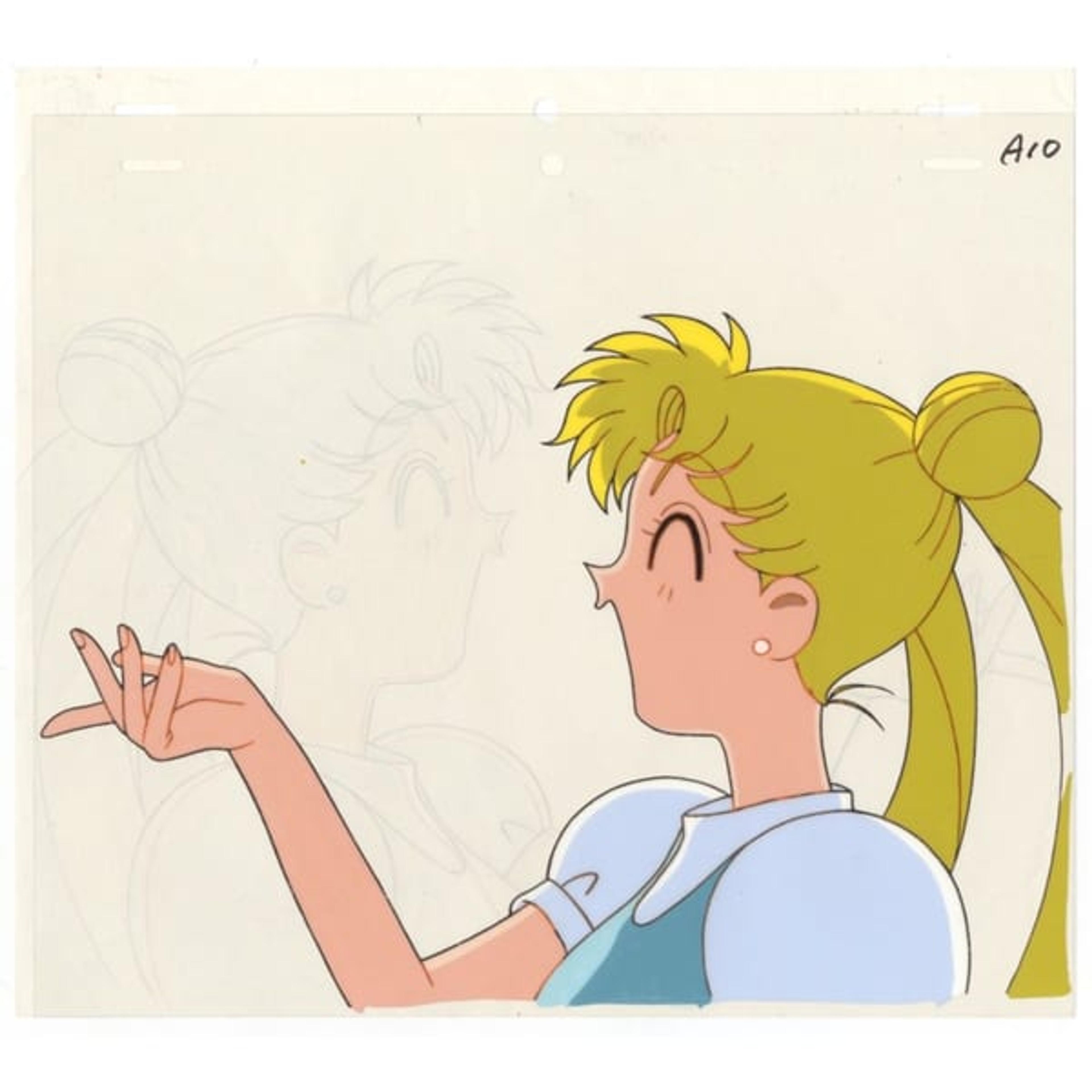Original Sailor Moon Usagi Tsukino Anime Cel