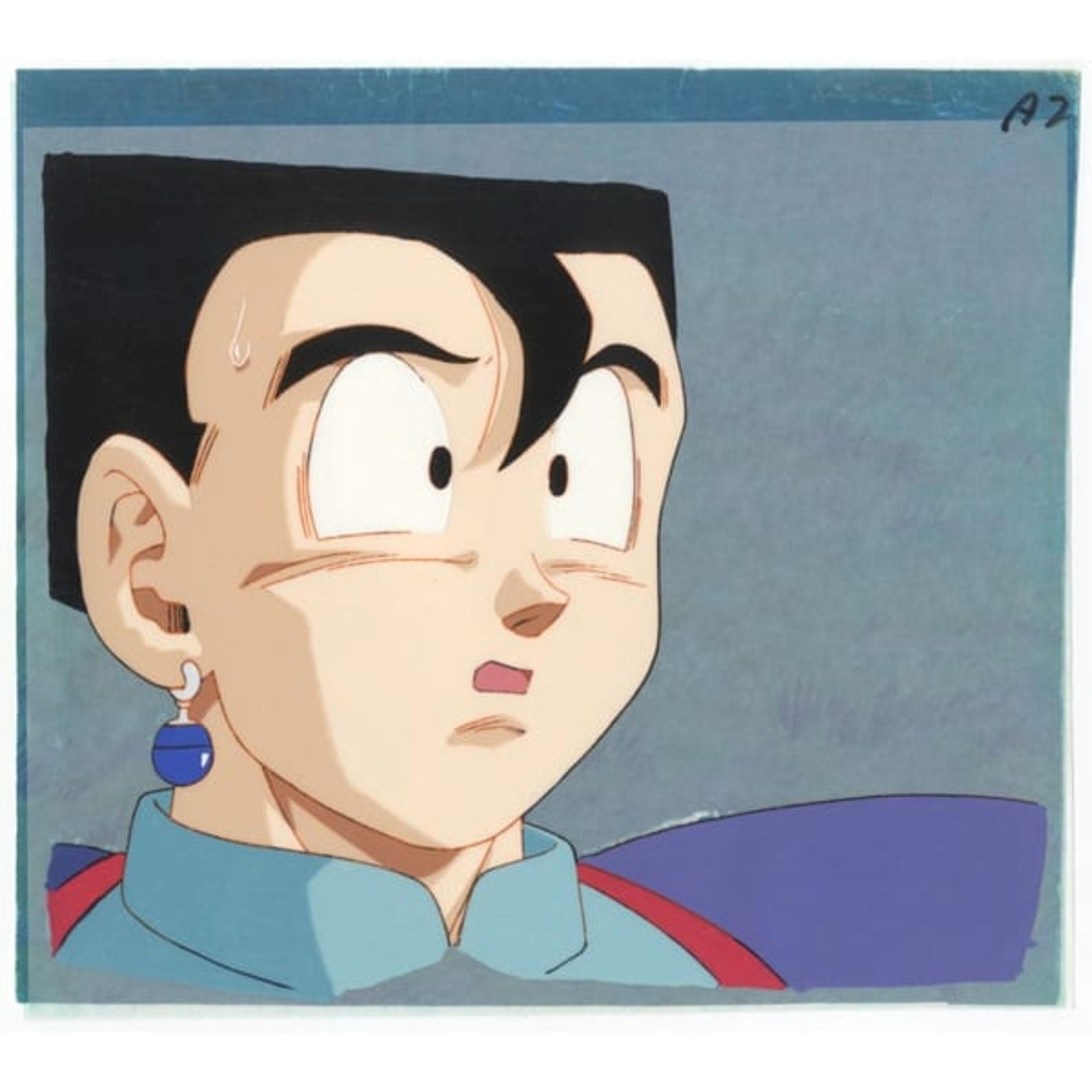 Original Dragon Ball Z Gohan Anime Cel
