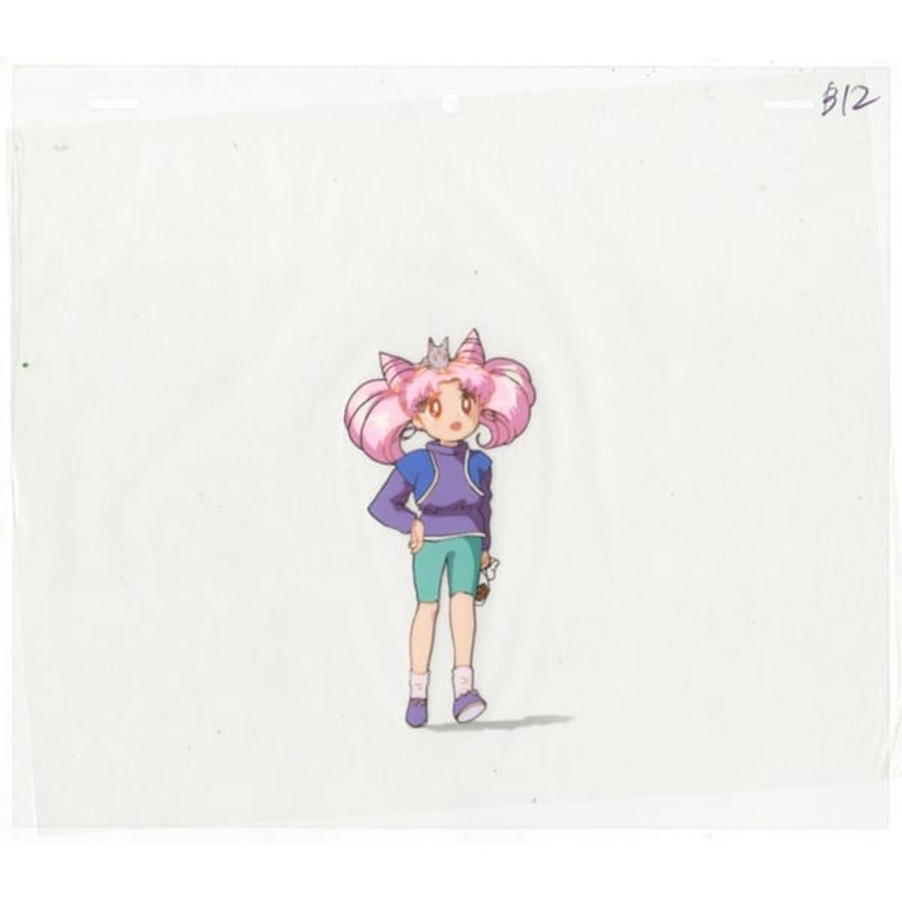 Original Sailor Moon Chibiusa &amp; Diana Anime Cel