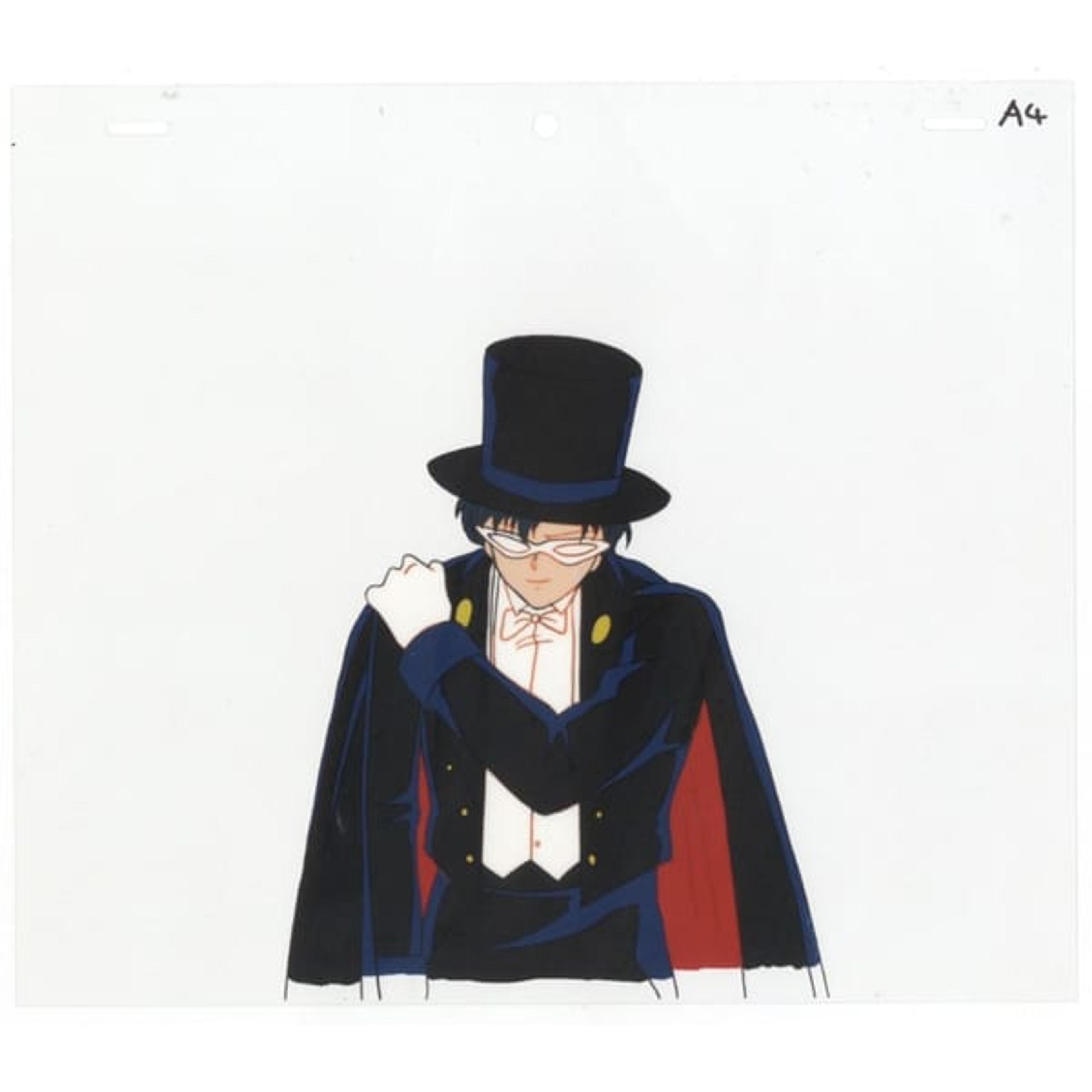 Original Sailor Moon Tuxedo Mask Anime Cel