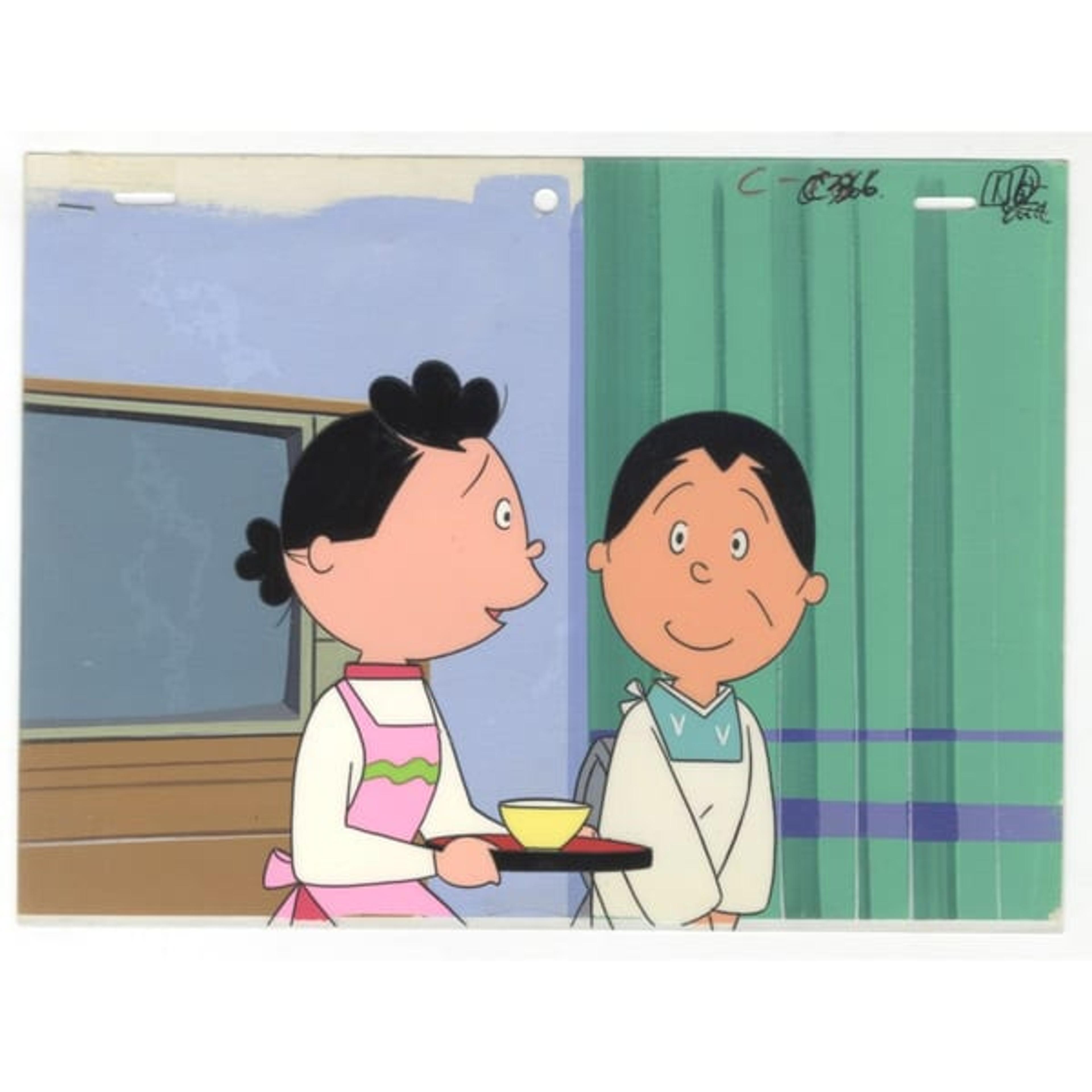 Original Sazae san Anime Cel