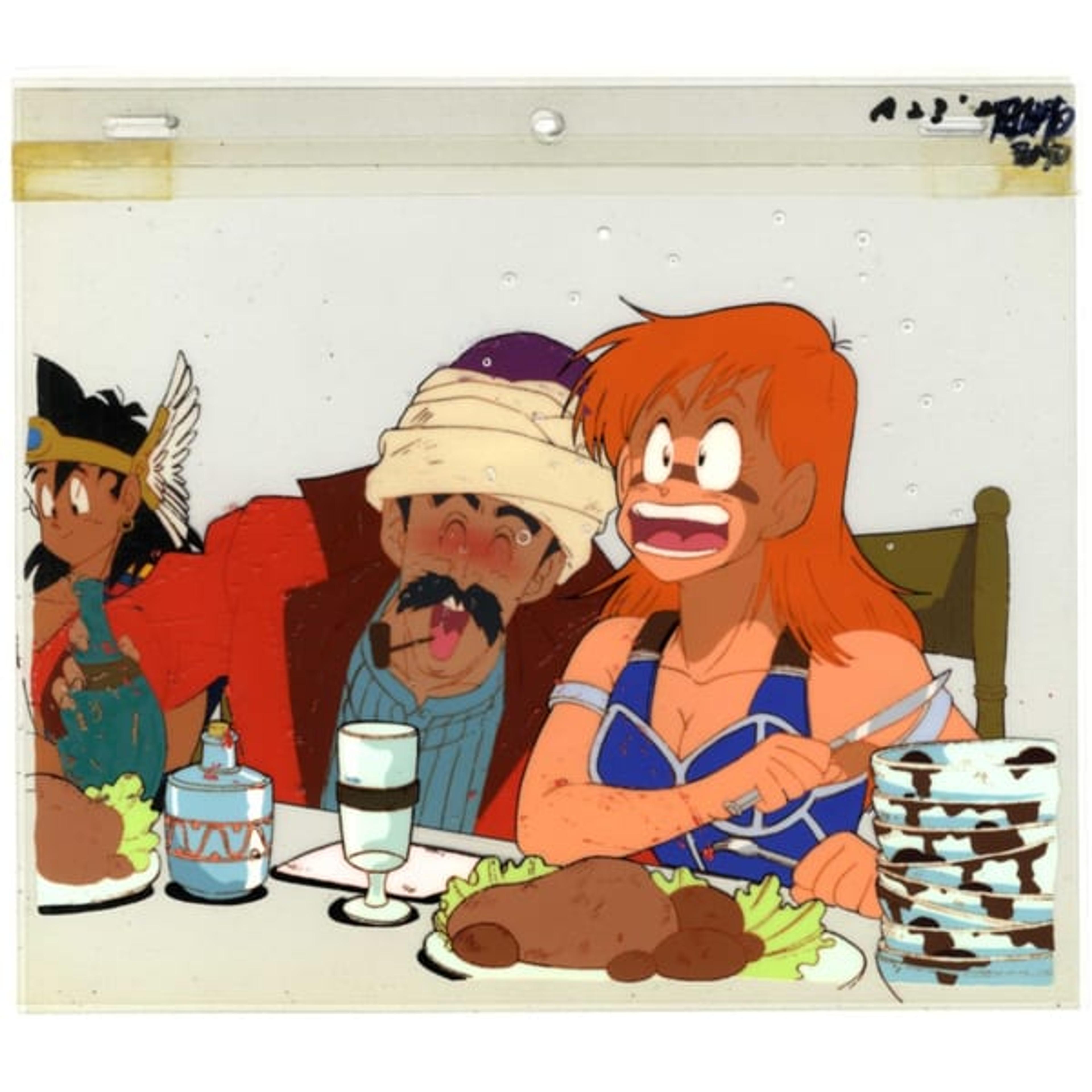 Original Dragon Quest: Legend of the Hero Abel Anime Cel
