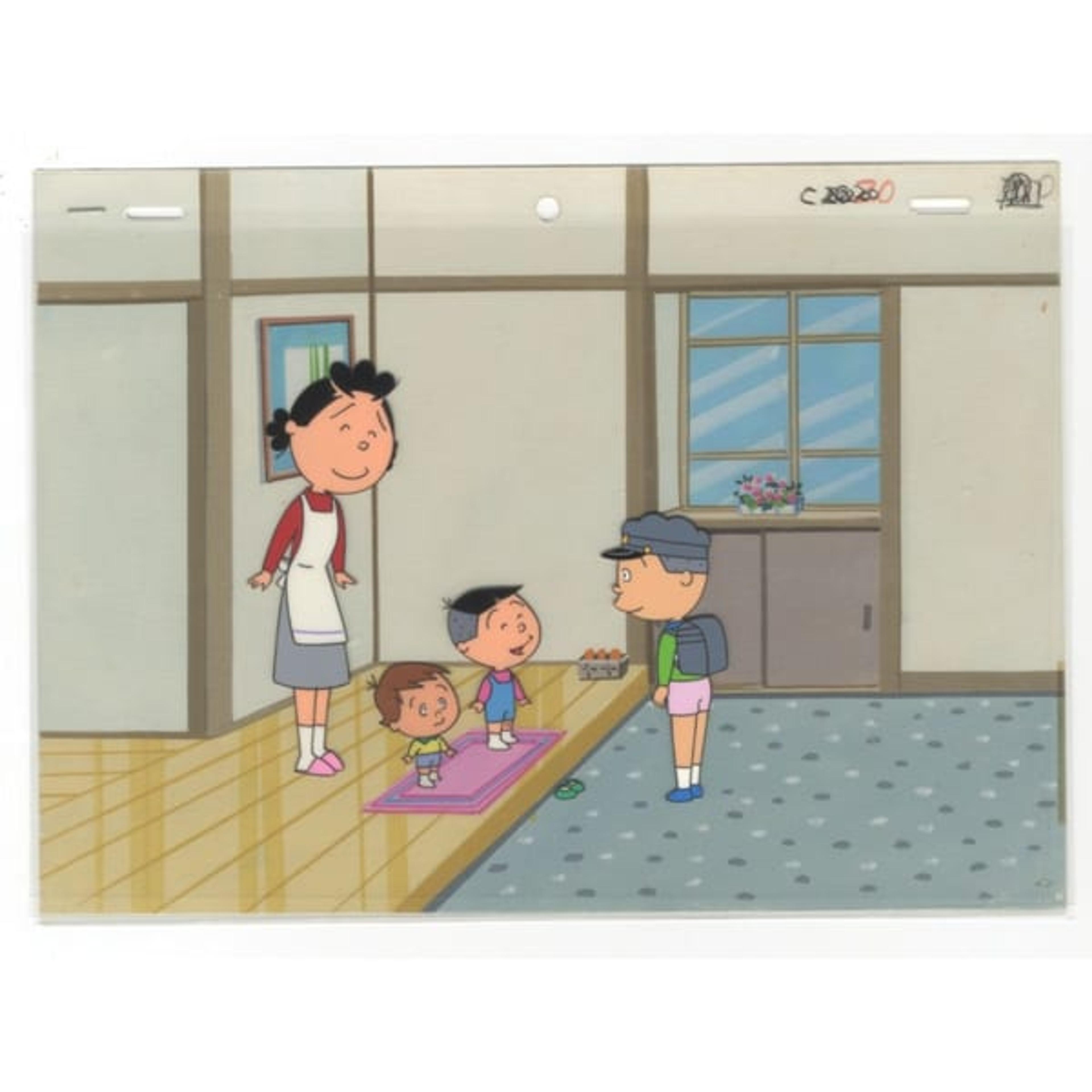Original Sazae san Anime Cel