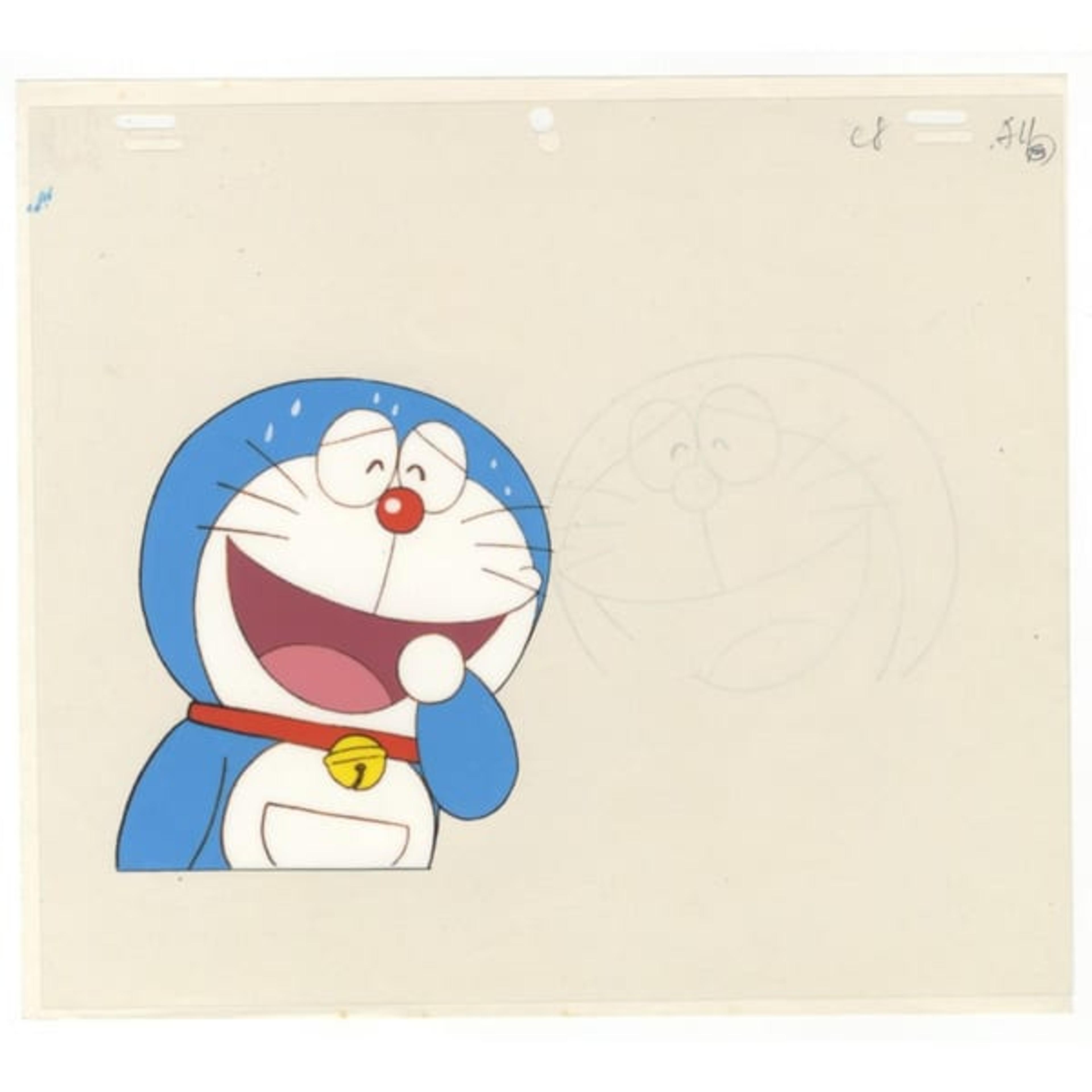 Original Doraemon Anime Cel