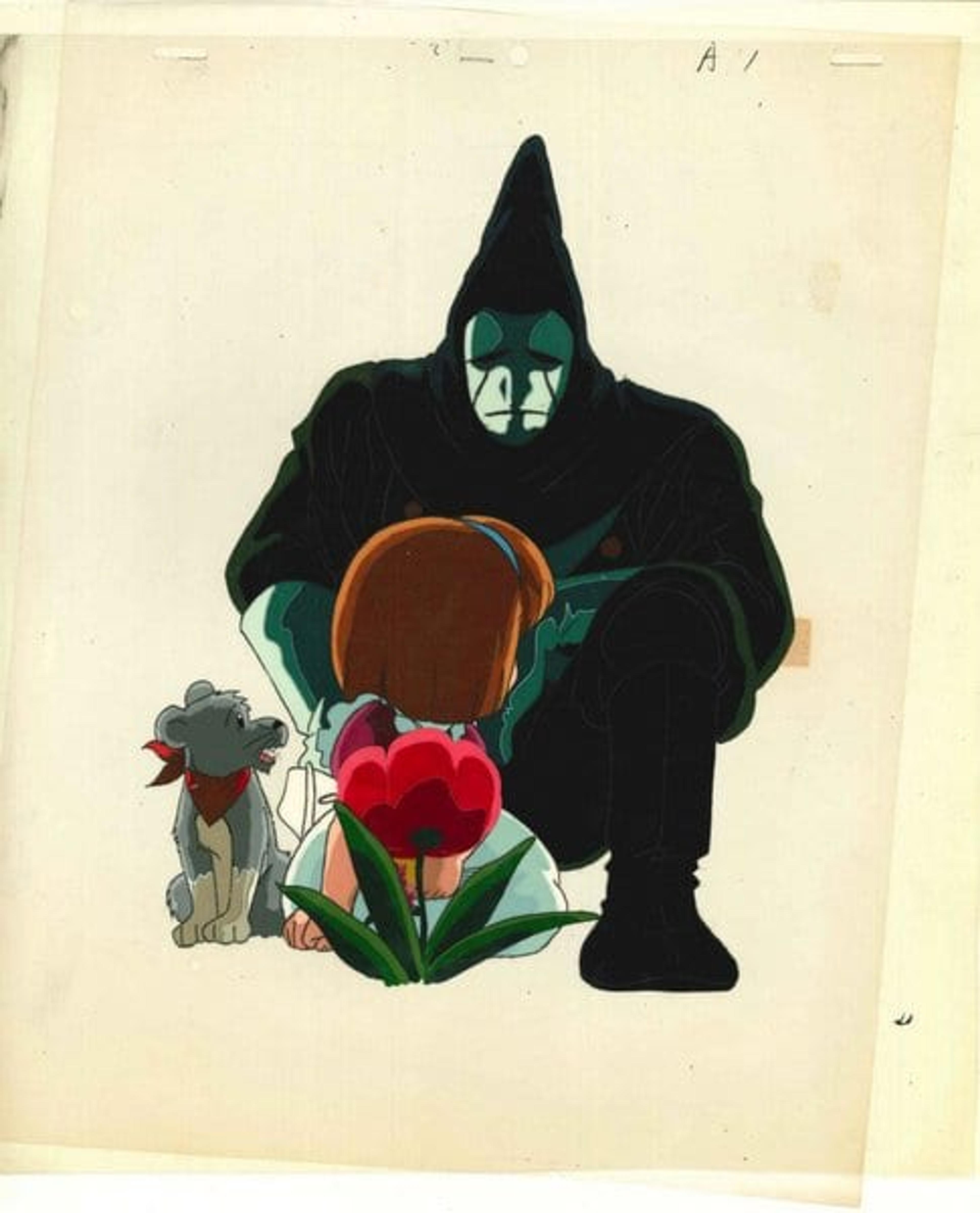 Nadia of the wonderful sea   Marie / king / gargoyle   Animation cel