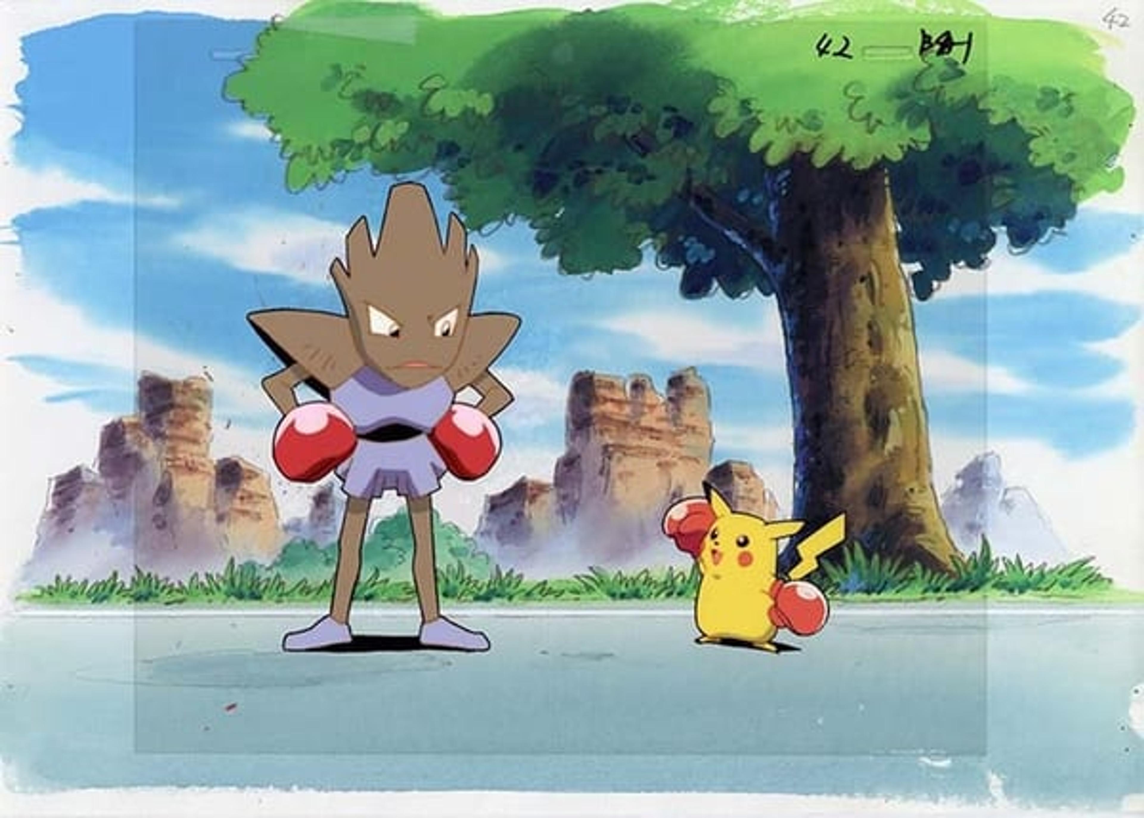 pocket monster : Hitmonchan/Pikachu