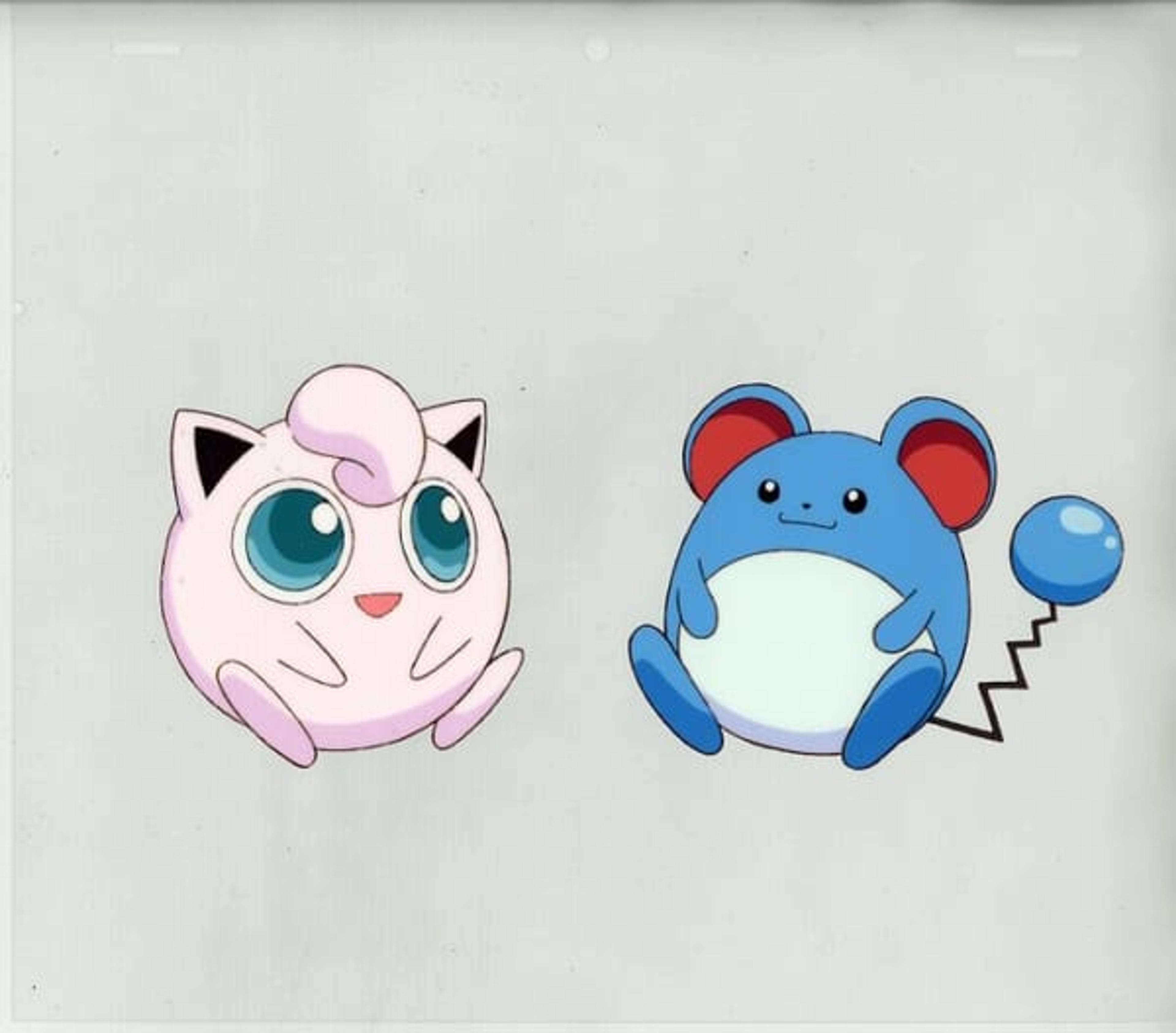 pocket monster : hanken cel : Jigglypuff/Marill