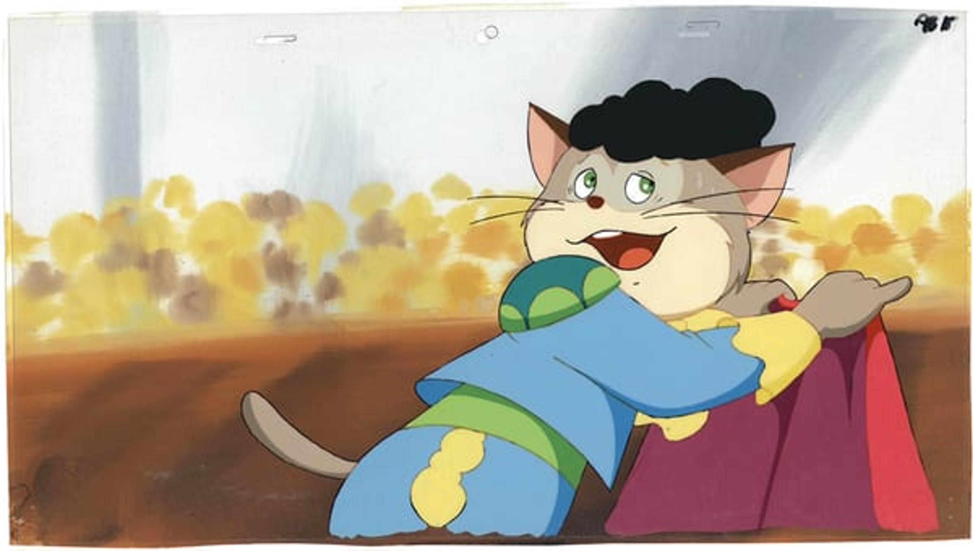 Puss in Boots: Around the World in 80 Days Cel / Pero