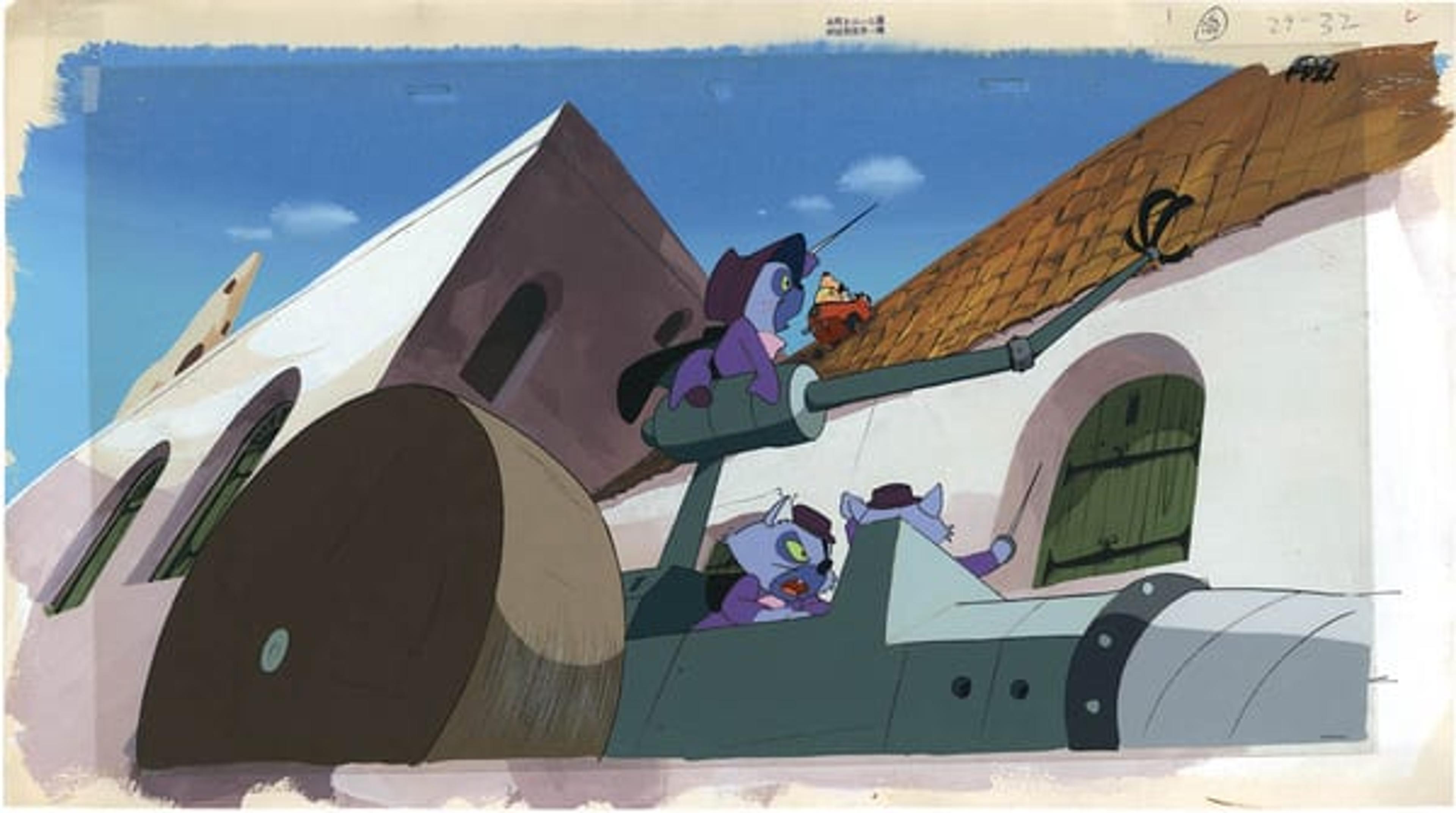 Puss in Boots: Around the World in 80 Days Cel / Hitman