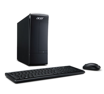 Acer Aspire 3995 Intel® Core™ i5 i5-3350P 6 GB DDR3-SDRAM 1 TB HDD NVIDIA® GeForce® 605 Windows 8 Desktop Workstation Black