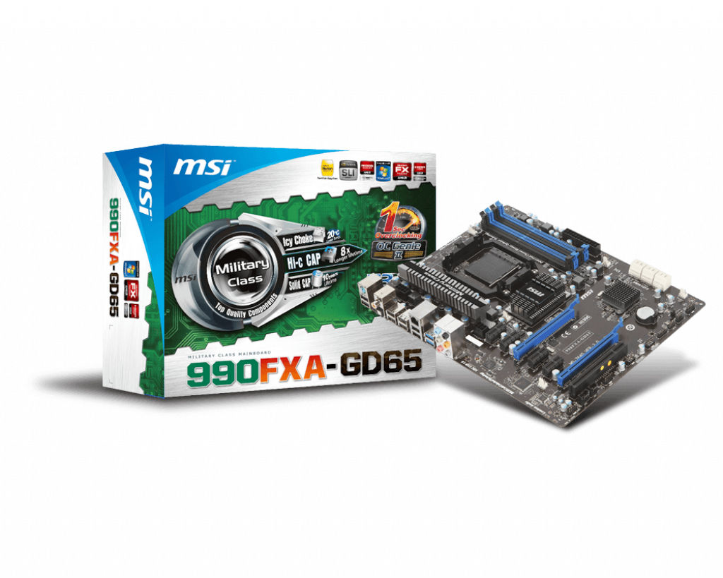 MSI 990FXA-GD65 AMD 990FX Socket AM3+ ATX