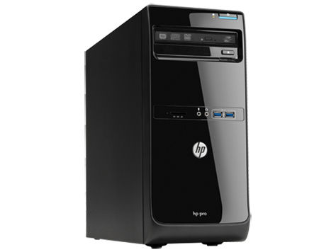 HP Pro 3500 MT + YD304AA Intel® Core™ i3 i3-2120 4 GB DDR3-SDRAM 500 GB Windows 7 Professional Micro Tower PC Black