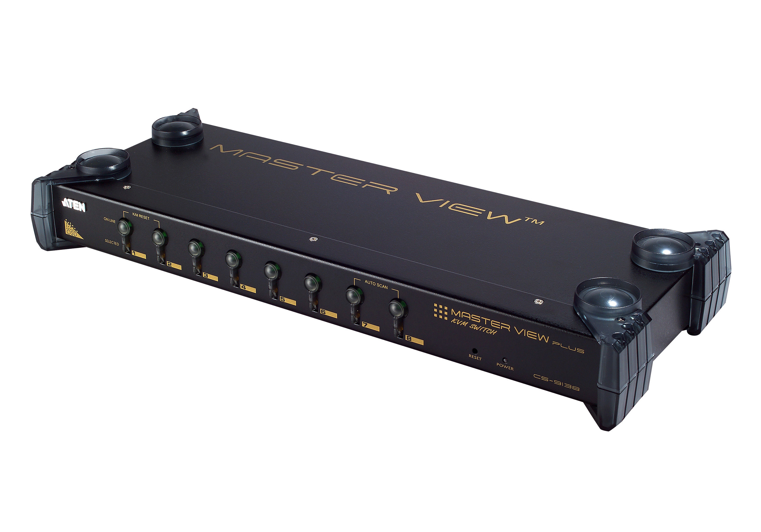 ATEN CS9138 KVM switch Rack mounting Black