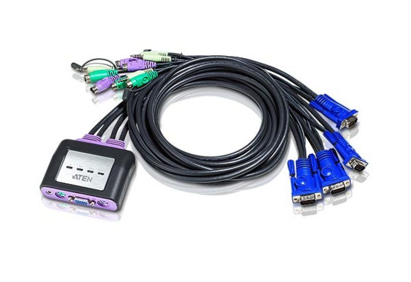 ATEN CS64A KVM switch Black