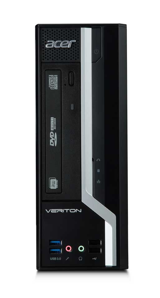 Acer Veriton X 2611G Intel® Celeron® G G1610 4 GB DDR3-SDRAM 500 GB HDD Windows 8 SFF PC Black