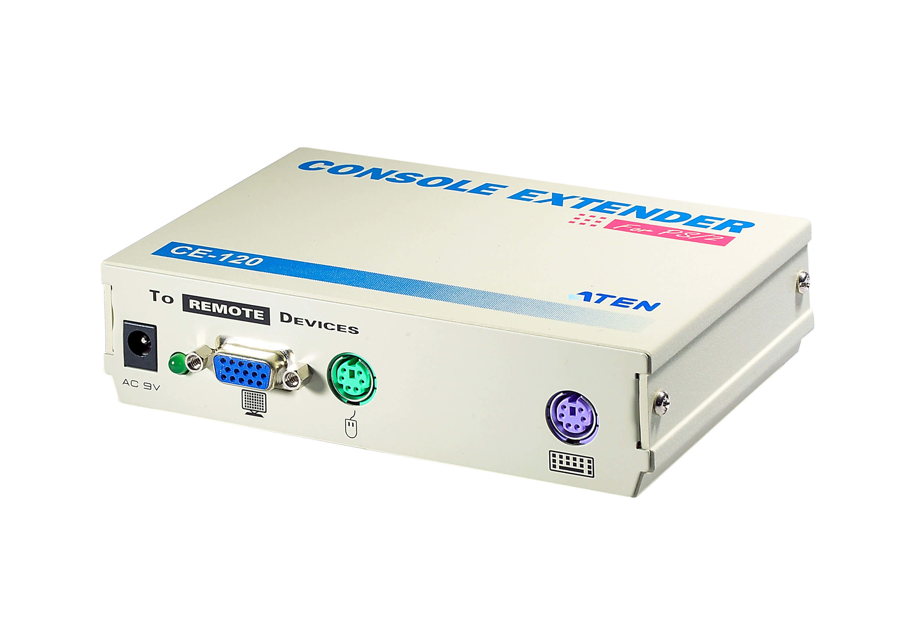ATEN PS/2 KVM Extender KVM switch White
