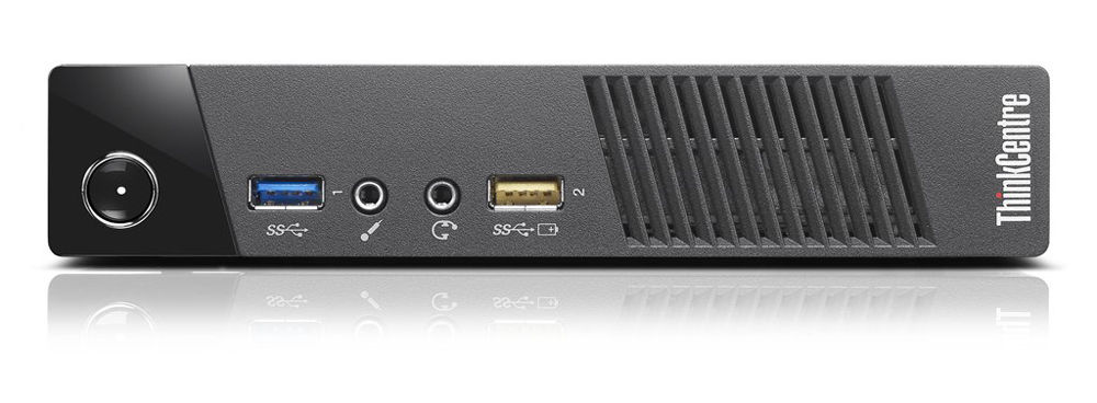 Lenovo ThinkCentre M93p Tiny Intel® Core™ i5 i5-4570T 4 GB DDR3-SDRAM 500 GB Hybrid Windows 7 Professional Mini PC Black