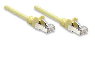 Intellinet 330619-10P networking cable Yellow 3 m Cat5e SF/UTP (S-FTP)